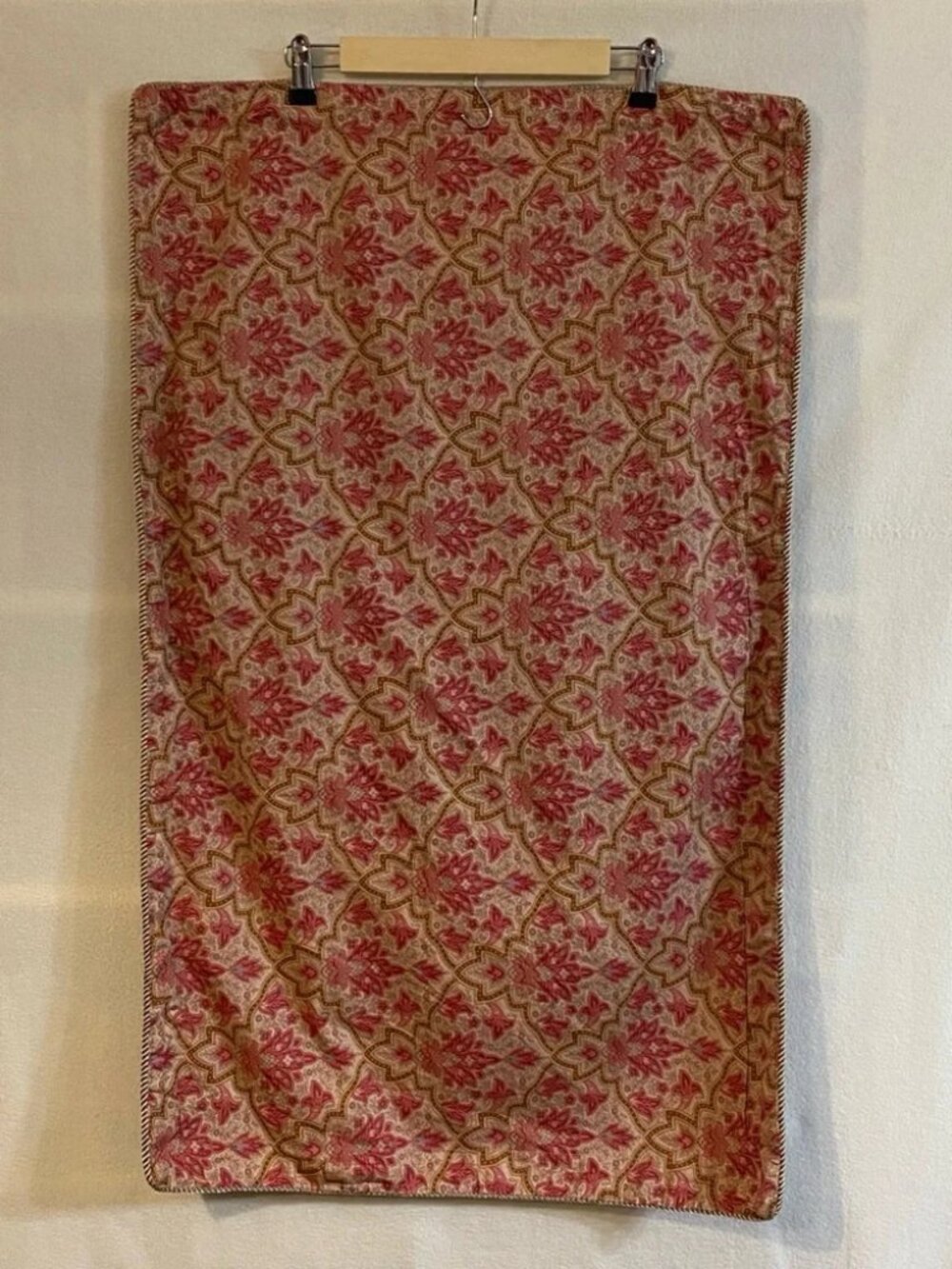 Lauren Ralph Lauren Langham Briarleigh pink brown paisley 100% cotton King sham